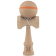 Kendama X Originală, Profesională, Flippy, din Lemn, 18 cm Model cu Dunga, Portocaliu - vivimall.ro