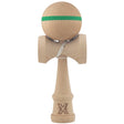 Kendama X Originală, Profesională, Flippy, din Lemn,18 cm, Model cu Dunga Verde - vivimall.ro