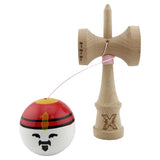 Kendama X Originala, Profesionala, Flippy, Big Cups V2, Model Rege Super Sticky Legendary Cupe Mari, Rulment Metalic cu Ata 55 cm, Maner Maro - vivimall.ro