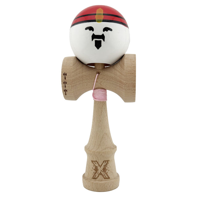 Kendama X Originala, Profesionala, Flippy, Big Cups V2, Model Rege Super Sticky Legendary Cupe Mari, Rulment Metalic cu Ata 55 cm, Maner Maro - vivimall.ro