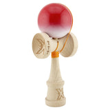 Kendama X Originala, Profesionala, Vivimall, Big Cups V2, Super Sticky, Rulment Metalic cu Ata 55 cm, Rosu/Alb - vivimall.ro
