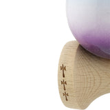 Kendama X Originala, Profesionala, Vivimall, Big Cups V2, Super Sticky, Rulment Metalic cu Ata 55 cm, Albastru/Alb/Mov - vivimall.ro