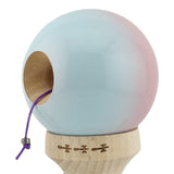 Kendama X Originala, Profesionala, Vivimall, Big Cups V2, Super Sticky Cupe Mari, Rulment Metalic cu Ata 55 cm,Roz/Verde - vivimall.ro