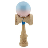 Kendama X Originala, Profesionala, Vivimall, Big Cups V2, Super Sticky, Rulment Metalic cu Ata 55 cm, Albastru/Roz - vivimall.ro