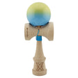 Kendama X Originala, Profesionala, Vivimall, Big Cups V2, Super Sticky, Rulment Metalic cu Ata 55 cm, Galben/Verde/ albastru - vivimall.ro