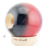 Kendama X Originala, Profesionala, Vivimall Big Cups V2, Super Sticky din Lemn, 18 cm, Gradient Mov/Rosu/Negru - vivimall.ro