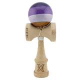 Kendama X Originala, Profesionala, Flippy, Big Cups V2, Super Sticky Legendary Cupe Mari, Rulment Metalic cu Ata 55 cm, Purpuriu/Mov/Lila - vivimall.ro