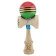 Kendama X Originala, Profesionala, Flippy, Big Cups V2, Super Sticky Legendary Cupe Mari, Rulment Metalic cu Ata 55 cm, Rosu/Galben/Verde - vivimall.ro