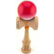 Kendama X Originala, Profesionala, Flippy, Big Cups V2, Super Sticky, Rulment Metalic cu Ata 55 cm, Rosu/Alb - vivimall.ro