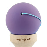 Kendama X Originala, Profesionala, Vivimall, Cupe Mari KING SIZE V3, Rubber Grip, Gaura in Baza, Rulment Metalic, din lemn 18 cm, Ata 55 cm, Gradient Mov/Albastru - vivimall.ro