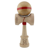 Kendama X Originala, Profesionala, Vivimall, Super Sticky, Cupe Mari KING SIZE V3, Gaura in Baza, Rulment Metalic, din lemn 18 cm, Ata 55 cm, Original Rosu - vivimall.ro