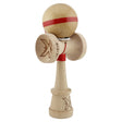 Kendama X Originala, Profesionala, Vivimall, Super Sticky, Cupe Mari KING SIZE V3, Gaura in Baza, Rulment Metalic, din lemn 18 cm, Ata 55 cm, Original Rosu - vivimall.ro