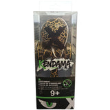 Kendama X Originala, Profesionala, Vivimall, Cracked, din Lemn, 18 cm, Negru/Auriu - vivimall.ro