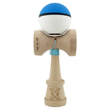 Kendama X Originala, Profesionala, Vivimall, Big Cups V3, Rubber Grip model albastru/negru/alb - vivimall.ro