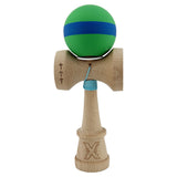 Kendama X Originala, Profesionala, Vivimall, Big Cups V3, Rubber Grip model verde/albastru/verde - vivimall.ro