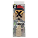 Kendama X Originala, Profesionala, Vivimall, Big Cups V3, Rubber Grip model rosu/negru/galben - vivimall.ro