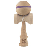 Kendama X Originală, Profesională, Flippy, din Lemn, 18 cm, Dunga Mov