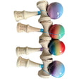 Kendama X Originala, Profesionala, Flippy,  din Lemn, 18 cm  -largel balls+large handle  +Original Super Sticky- Gradient colors MIX - vivimall.ro