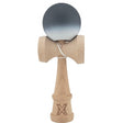 Kendama X Originala, Profesionala, Vivimall, din Lemn, Rubber Grip, 18 cm, Alb/Negru - vivimall.ro