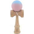 Kendama X Originala, Profesionala, Flippy, din Lemn, Rubber Grip, 18 cm, Albastru/Lila - vivimall.ro