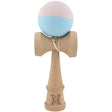 Kendama X Originala, Profesionala,  Flippy, din lemn, Rubber Grip, 18 cm, Roz/Albastru - vivimall.ro