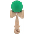 Kendama X Originala, Profesionala,  Vivimall, din lemn, Rubber Grip, 18 cm, Verde - vivimall.ro