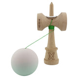 Kendama X Originala, Profesionala, Vivimall, Big Cups V3, Rubber Grip model Roz/Verde - vivimall.ro