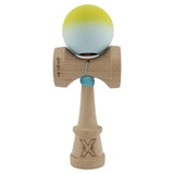Kendama X Originala, Profesionala, Vivimall, Big Cups V3, Rubber Grip model Galben Verde - vivimall.ro