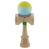 Kendama X Originala, Profesionala, Vivimall, Big Cups V3, Rubber Grip model verde/albastru - vivimall.ro