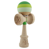 Kendama X Originala, Profesionala, Vivimall, Rubber Grip, Cupe Mari KING SIZE V3, Gaura in Baza, Rulment Metalic, din lemn 18 cm, Ata 55 cm, Special Verde degrade - vivimall.ro