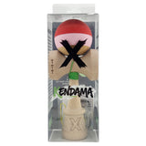 Kendama X Originala, Profesionala, Flippy, Rubber Grip, Cupe Mari KING SIZE V3, Gaura in Baza, Rulment Metalic, din lemn 18 cm, Ata 62/65 cm, Special Rosu/Roz/Maro