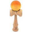 Kendama X Originala, Profesionala, Vivimall, Rubber Grip, din Lemn, 18 cm, Portocaliu/Galben - vivimall.ro