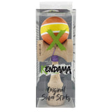 Kendama X Originala, Profesionala, Flippy, Big Cups V2, Super Sticky Legendary Cupe Mari, Rulment Metalic cu Ata 55 cm, Portocaliu/Galben/Alb - vivimall.ro