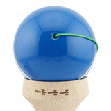 Kendama X Originala, Profesionala, Flippy, Super Sticky cu Cupe Mari KING SIZE V3, Gaura in Baza, Rulment Metalic, din lemn 18 cm, Ata 62/65 cm, Special Albastru/Alb - vivimall.ro