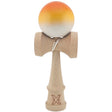 Kendama X Originala, Profesionala, Vivimall, Super Sticky din Lemn, 18 cm, Gradient Portocaliu/Galben/Alb - vivimall.ro