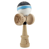 Kendama X Originala ROYAL SPIKE, Profesionala, Vivimall, Cupe Mari KING SIZE V3, Super Sticky, Gaura in Baza, Rulment Metalic, din lemn 18 cm, Ata 55 cm, Inel Albastru deschis