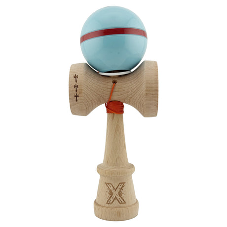 Kendama Originala X - Silken, Super Sticky, V3 King Size Cup, Gaura in Baza, Profesionala, Vivimall, din Lemn, 18 cm, Blue - vivimall.ro