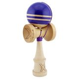 Kendama X Rainbow Originala, Profesionala, Vivimall, Big Cups V2, Super Sticky cu Cupe Mari, Rulment Metalic, din lemn 18 cm, Ata 55 cm, Violet/Maro - vivimall.ro