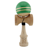 Kendama Originala X - RAINBOW , Profesionala, Vivimall, din Lemn, 18 cm, Verde -largel balls+large handle  +Original Super Sticky