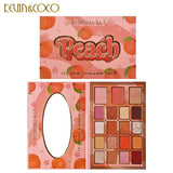 Palete de Machiaj, KEVIN & COCO, Peach, Fard de Pleoape, 19 culori, 19x13x1.5 cm - vivimall.ro