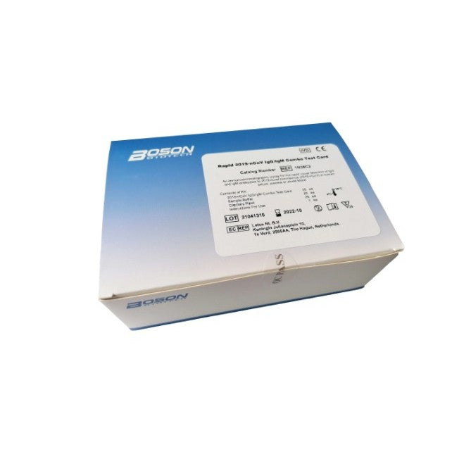 Kit 25 buc Test Card Rapid IgG/IgM Combo Anticorpi SARS-COV-2, BOSON, pentru uz profesional - vivimall.ro
