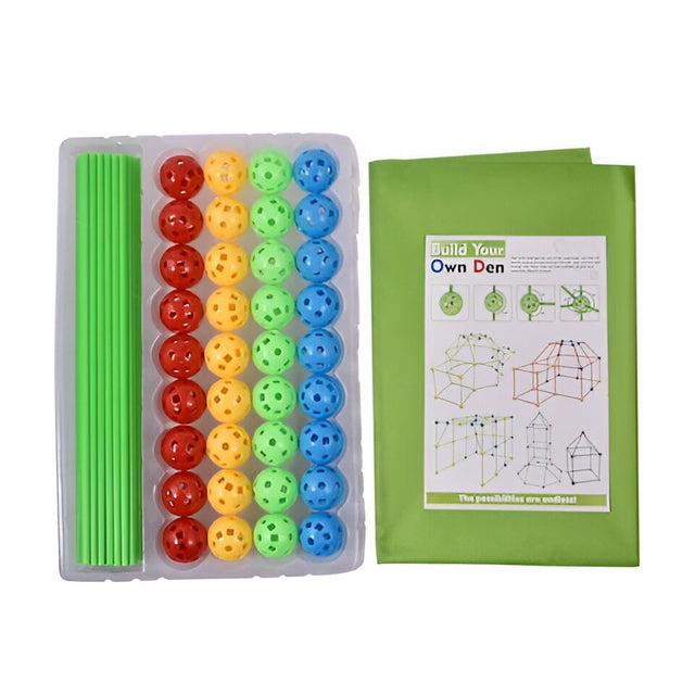 Kit De Constructie Fort 87 piese | KidoFort - vivimall.ro