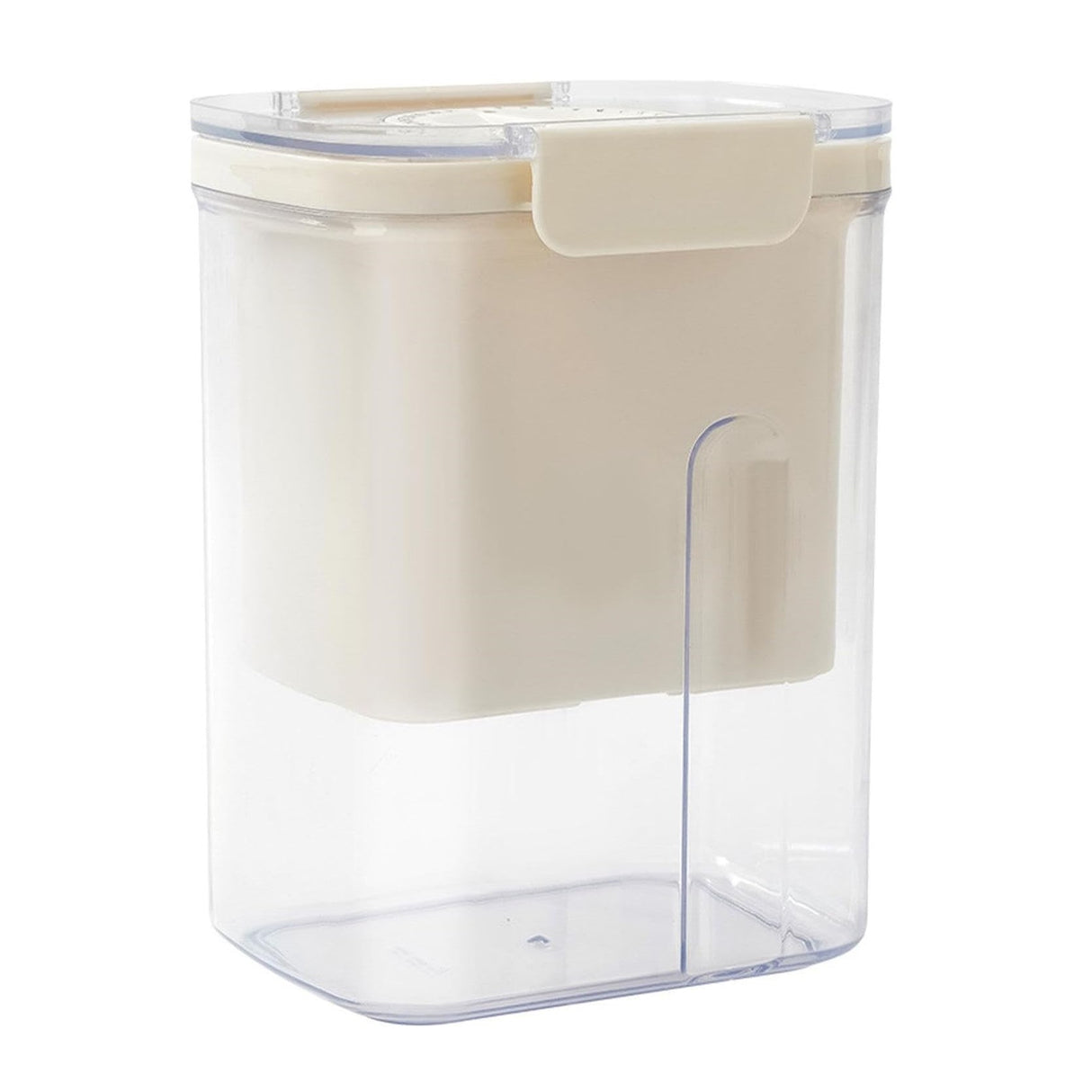 Kit Presa Pentru Branza, Filtru De Iaurt, Strecuratoare De Iaurt Grecesc, Filtru De Lapte, 18X9.7X13 Cm, Lingura Neagra 20X1.6 Cm, Alb - vivimall.ro