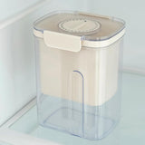 Kit Presa Pentru Branza, Vivimall, Filtru de Iaurt, Strecuratoare de Iaurt Grecesc, Filtru de lapte, 18x9.7x13 cm, Lingura Alba 20x1.6 cm, Alb - vivimall.ro