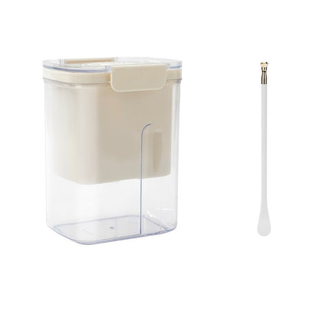 Kit Presa Pentru Branza, Filtru De Iaurt, Strecuratoare De Iaurt Grecesc, Filtru De Lapte, 18X9.7X13 Cm, Lingura Alba 20X1.6 Cm, Alb - vivimall.ro