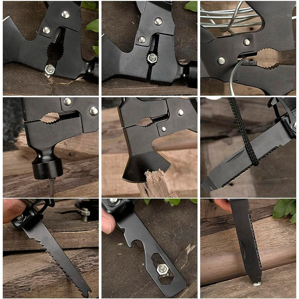Kit Supravietuire Multifunctional Instrumente Profesionale, Sub Forma De Trusa, Pentru Camping, Drumetii Si Aventuri In Aer Liber, Albastru - vivimall.ro