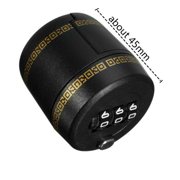 Lacat De Blocare Pentru Sticle, Lacat Pentru Sticle Cu Bauturi, Din Plastic Pp Durabil, Cu Parola Din 3 Cifre, 40 X 42 X 45 Mm, Negru - vivimall.ro