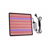 Lampa Crestere Plante, Flippy, Model Keel Edge, 500 LED, 85-265 V, 45 W, Spectru Alb Cald, Rosu si Albastru, 30 x 30 cm, Negru - vivimall.ro