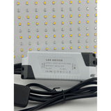 Lampa Crestere Plante, Flippy, Model Keel Edge, 500 LED, 85-265 V, 45 W, Spectru Alb Cald, Rosu si Albastru, 30 x 30 cm, Negru - vivimall.ro