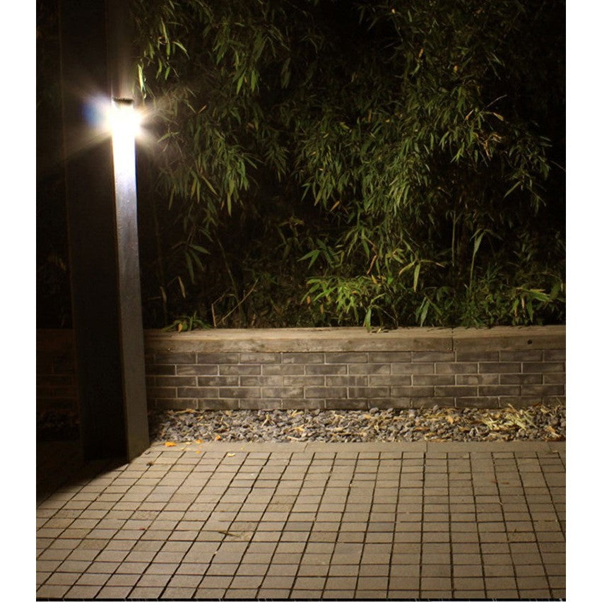 Lampa cu incarcare solara pentru exterior, 100 LED cu distanta de inductie, montaj pe perete, fara cabluri, cu 4 fete, Vivimall